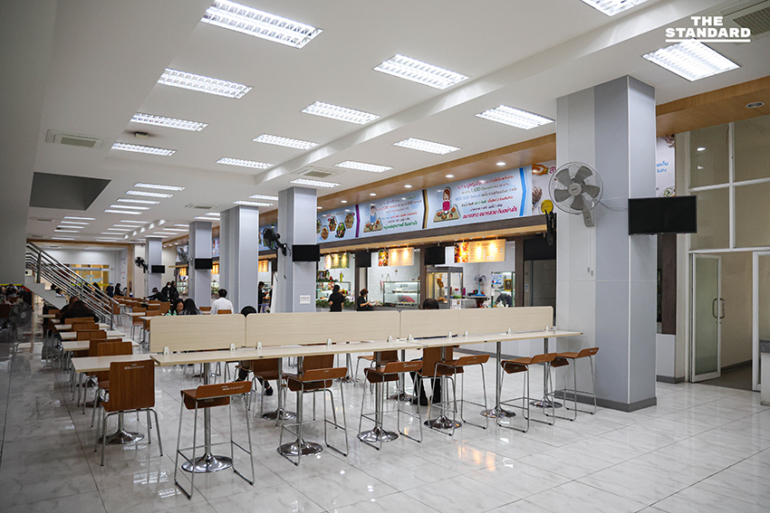 ภาพภายในโรงอาหารกระทรวงแรงงานหลังการปรับปรุง 5