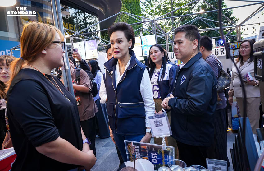 ศุภจี สุธรรมพันธุ์ ผู้ช่วยหาเสียงพรรคภูมิใจไทย สนทนากับกลุ่มผู้ประกอบการและสตาร์ทอัพ 2