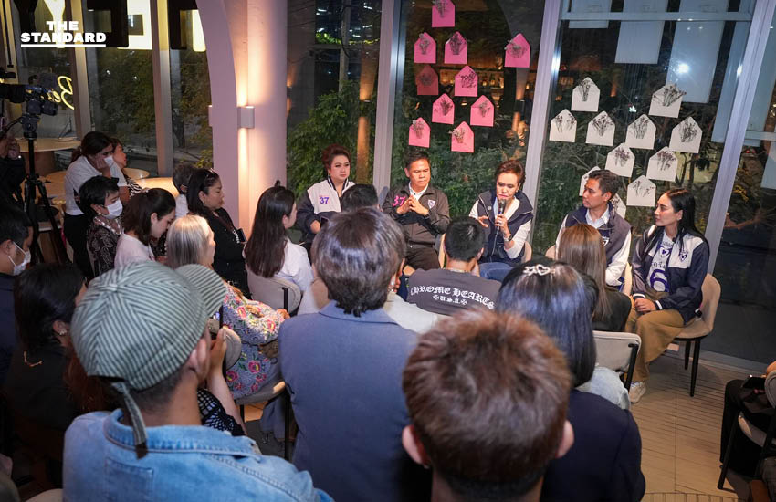 ศุภจี สุธรรมพันธุ์ ผู้ช่วยหาเสียงพรรคภูมิใจไทย สนทนากับกลุ่มผู้ประกอบการและสตาร์ทอัพ 5