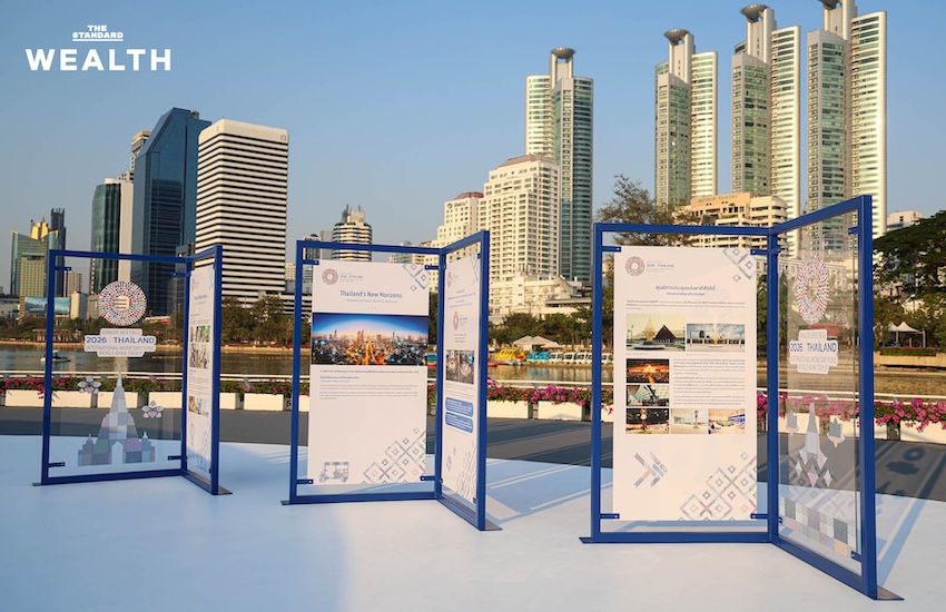 ภาพแลนด์มาร์กงานประชุม IMF-World Bank 2026 ธีม ‘ประเทศไทยบนขอบฟ้าใหม่’ ณ สวนเบญจกิติ 4