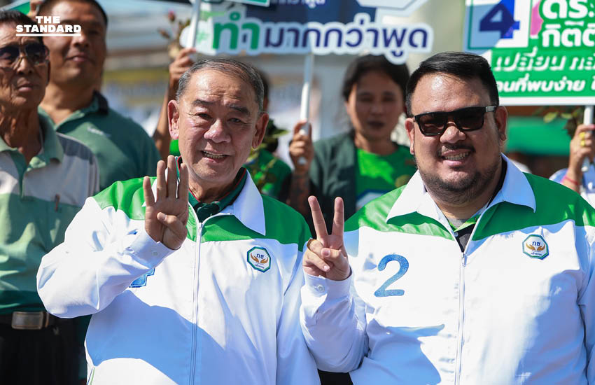 ธรรมนัสบุก นครนายก มั่นใจกวาด สส. ยกจังหวัด เมินเปิดตัวทีมบริหารคนนอก ขอรอผลเลือกตั้ง 8 ก.พ. 2