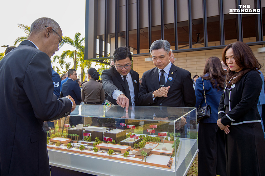 ภาพอาคารสถานกงสุลใหญ่สหรัฐอเมริกาประจำเชียงใหม่แห่งใหม่ระหว่างพิธีเปิด 5