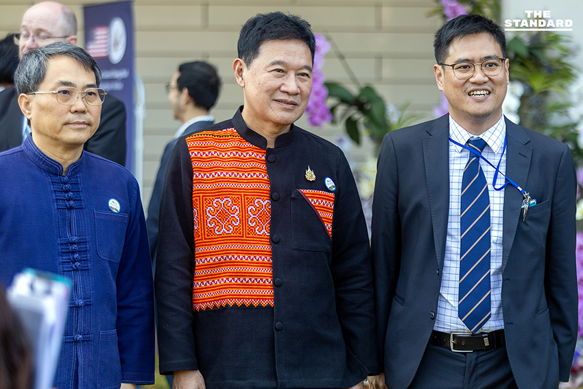 ภาพอาคารสถานกงสุลใหญ่สหรัฐอเมริกาประจำเชียงใหม่แห่งใหม่ระหว่างพิธีเปิด 6
