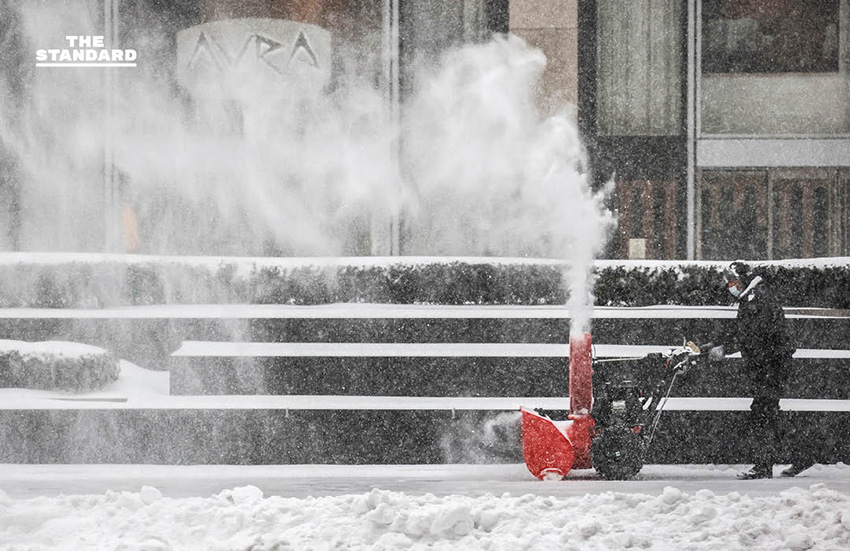 ภาพสภาพอากาศหนาวเย็นรุนแรงและพายุหิมะตกหนักในสหรัฐอเมริกา 2