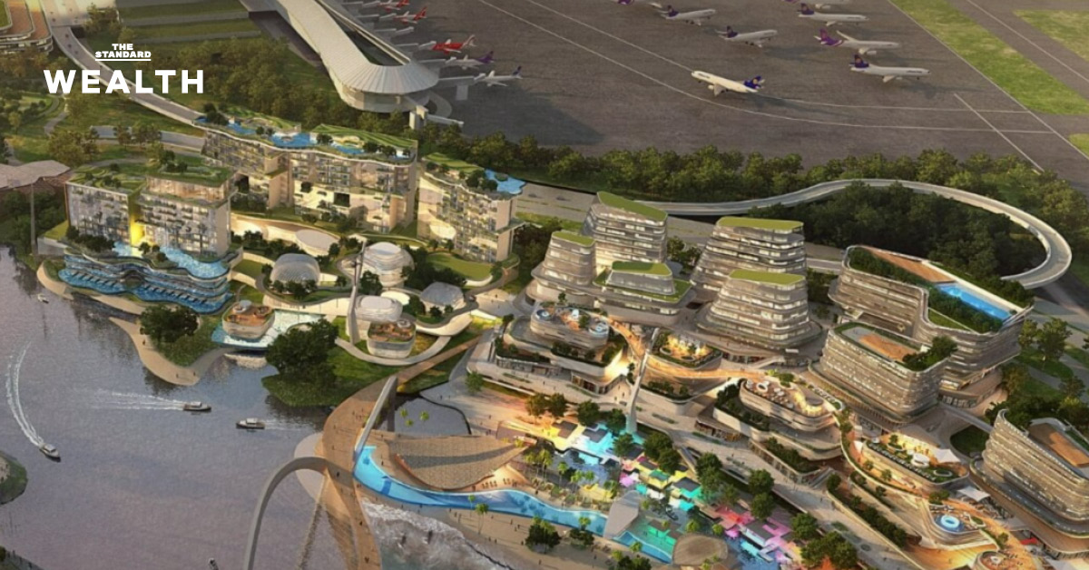 ภาพการลงนามข้อตกลงร่วมลงทุนโครงการพัฒนาสนามบินอู่ตะเภาและเมืองการบินภาคตะวันออก