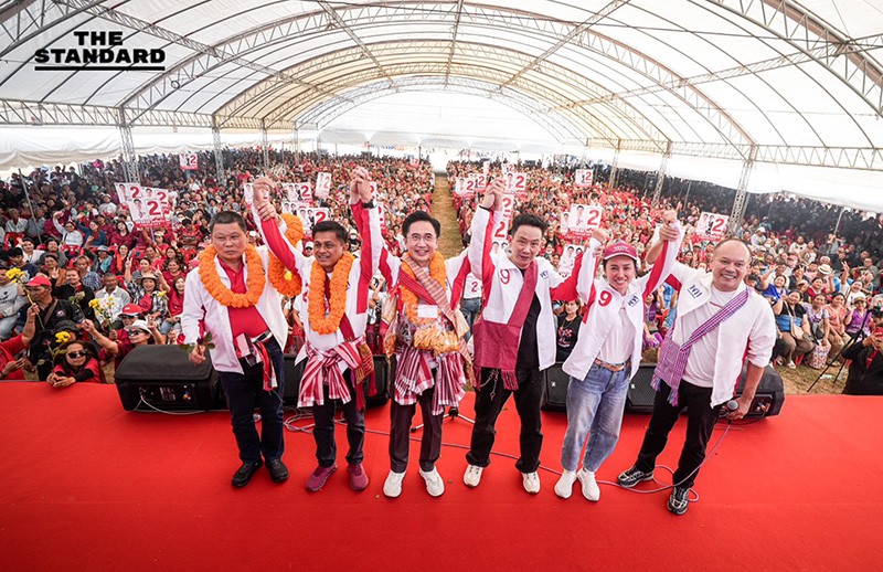 ยศชนัน บุก ไทรโยค หาเสียงเน้นนโยบาย ไม่โจมตีใคร ประกาศสงครามความยากจน ปลุกเลือก ‘พนม โพธิ์แก้ว’ กลับสภาให้ถล่มทลาย 5