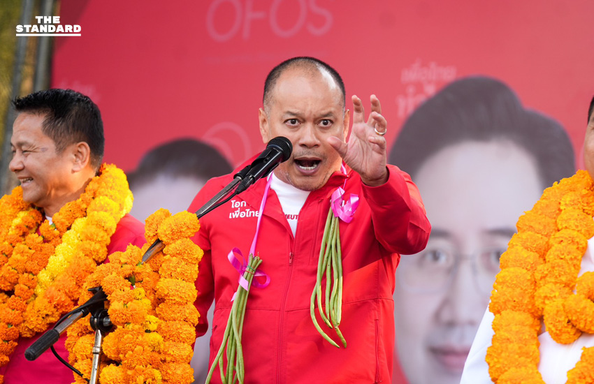 ศ.ดร.ยศชนัน วงศ์สวัสดิ์ และ ณัฐวุฒิ ใสยเกื้อ หาเสียงให้พรรคเพื่อไทยในจังหวัดเชียงรายและพะเยา 2