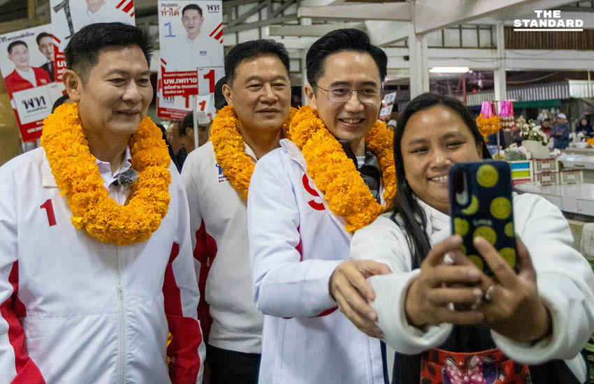 ยศชนัน บุกตลาดเช้าสารภี พ่อค้าแม่ค้าแห่มอบพวงมาลัยแคบหมูต้อนรับคึกคัก บอกจะพลิกฟื้น **เชียงใหม่** เริ่มต้นที่อากาศสะอาด 7