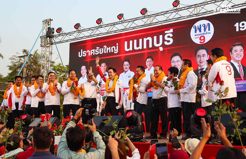 ยศชนันเดินตลาด ท่าน้ำนนท์ช่วยผู้สมัครหาเสียง จ่อเปิดนโยบายแก้น้ำทั้งระบบ 23 ม.ค.นี้ ด้านณัฐวุฒิอ้อนขอปักธงสีแดงยกจังหวัด 4