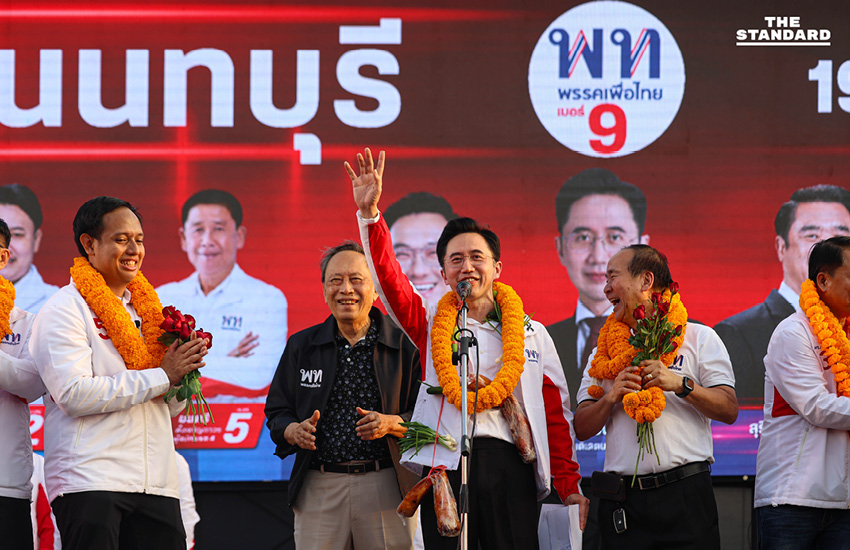 ยศชนันเดินตลาด ท่าน้ำนนท์ช่วยผู้สมัครหาเสียง จ่อเปิดนโยบายแก้น้ำทั้งระบบ 23 ม.ค.นี้ ด้านณัฐวุฒิอ้อนขอปักธงสีแดงยกจังหวัด 7