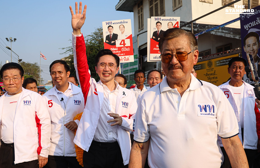 ยศชนันเดินตลาด ท่าน้ำนนท์ช่วยผู้สมัครหาเสียง จ่อเปิดนโยบายแก้น้ำทั้งระบบ 23 ม.ค.นี้ ด้านณัฐวุฒิอ้อนขอปักธงสีแดงยกจังหวัด 9