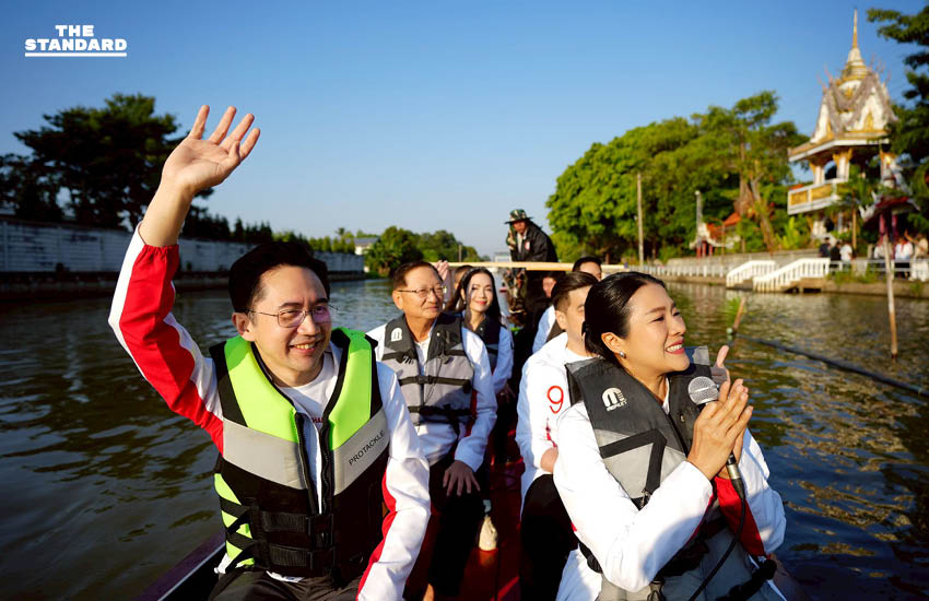 เลือกตั้ง 2569 : ยศชนัน ควง ธีรรัตน์ ล่องเรือหาเสียง ลาดกระบัง ชู นโยบายบริหารน้ำทั้งระบบ ป้องกัน อุทกภัย 4