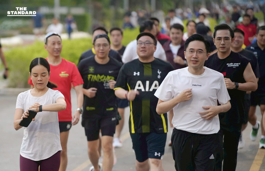 ยศชนันนำ เพื่อไทยวิ่งออกกำลัง สวนลุมพินี ดัน รถไฟฟ้า 20 บาท- รถเมล์แอร์ 10 บาท ลดมลพิษ 2