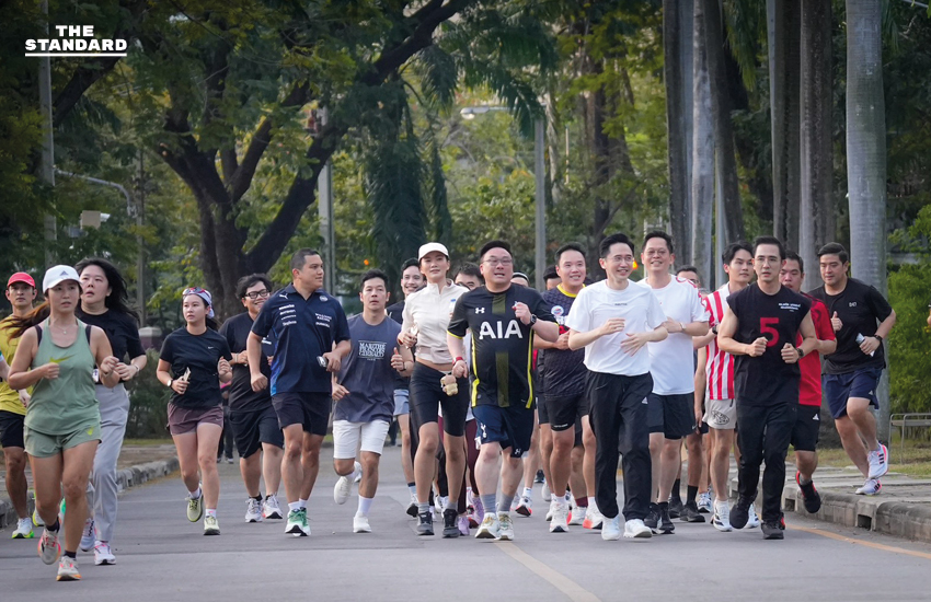 ยศชนันนำ เพื่อไทยวิ่งออกกำลัง สวนลุมพินี ดัน รถไฟฟ้า 20 บาท- รถเมล์แอร์ 10 บาท ลดมลพิษ 6