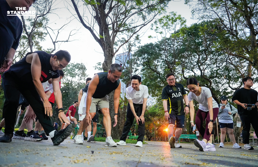 ยศชนันนำ เพื่อไทยวิ่งออกกำลัง สวนลุมพินี ดัน รถไฟฟ้า 20 บาท- รถเมล์แอร์ 10 บาท ลดมลพิษ 8