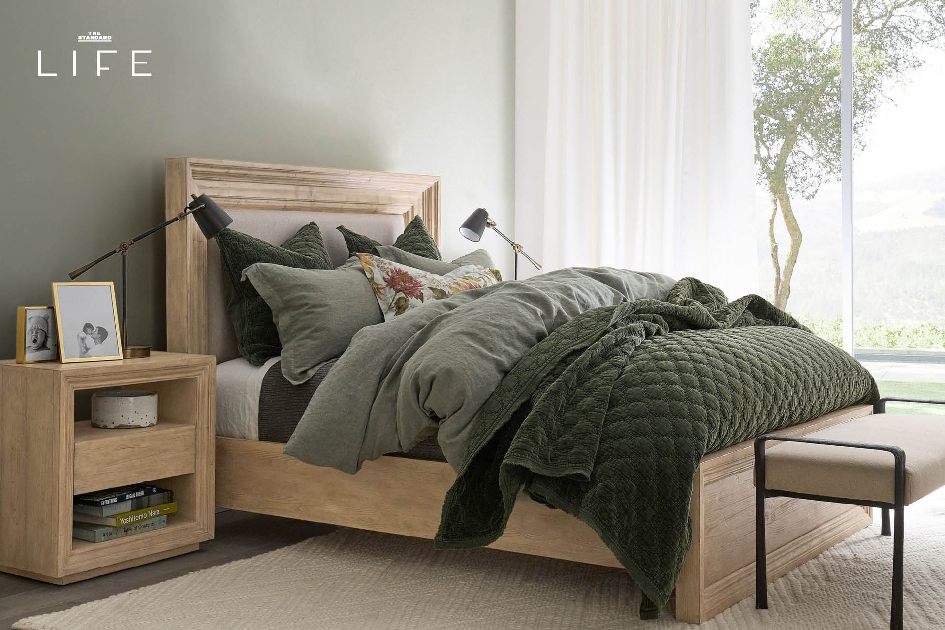 พาเลตสี Muted Green เฉดต่างๆ ที่เป็นเทรนด์สำหรับงานออกแบบปี 2026