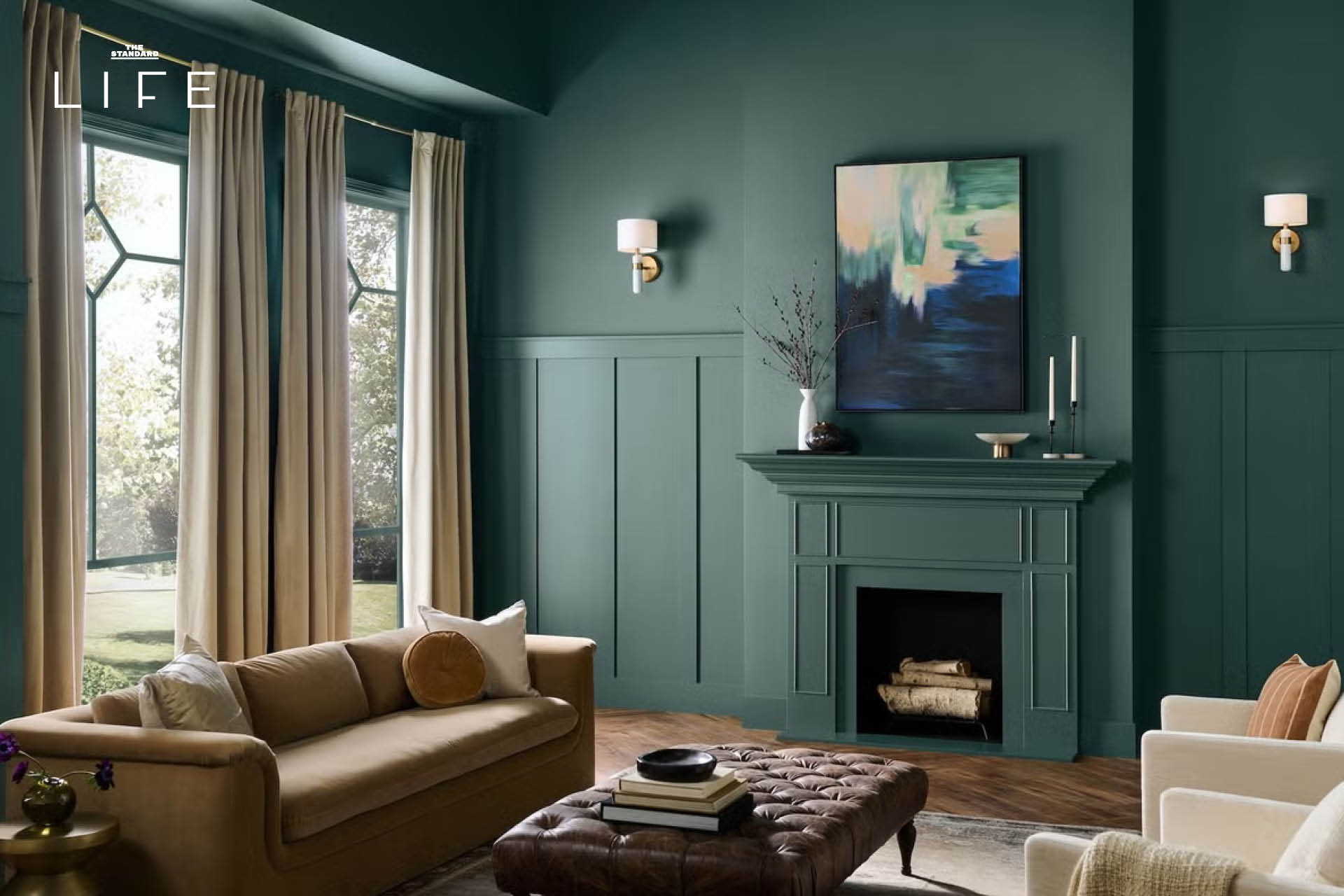 พาเลตสี Muted Green เฉดต่างๆ ที่เป็นเทรนด์สำหรับงานออกแบบปี 2026