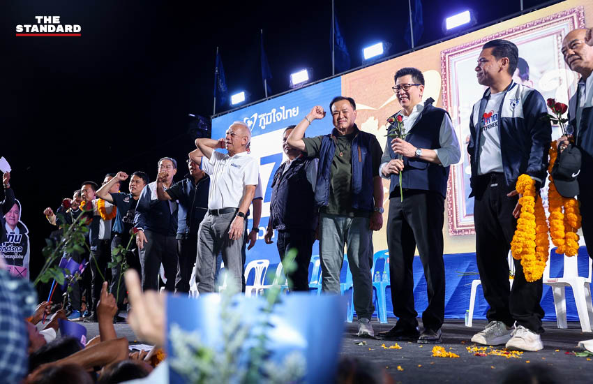 อนุทิน ชาญวีรกูล ปราศรัยหาเสียงที่สงขลา ชูหมายเลข 37 และนโยบายผลักดัน Disneyland Thailand 1