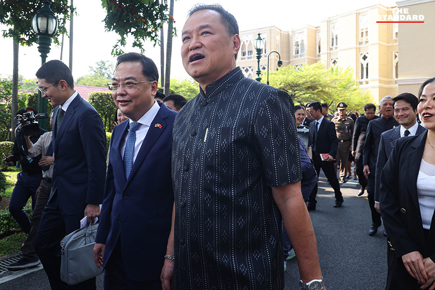 อนุทิน ชาญวีรกูล ต้อนรับ จาง เจี้ยนเว่ย์ เอกอัครราชทูตจีน ณ ทำเนียบรัฐบาล 5