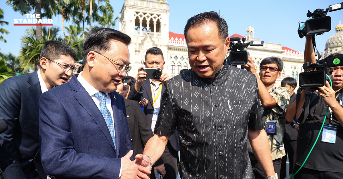 อนุทิน ชาญวีรกูล ต้อนรับ จาง เจี้ยนเว่ย์ เอกอัครราชทูตจีน ณ ทำเนียบรัฐบาล