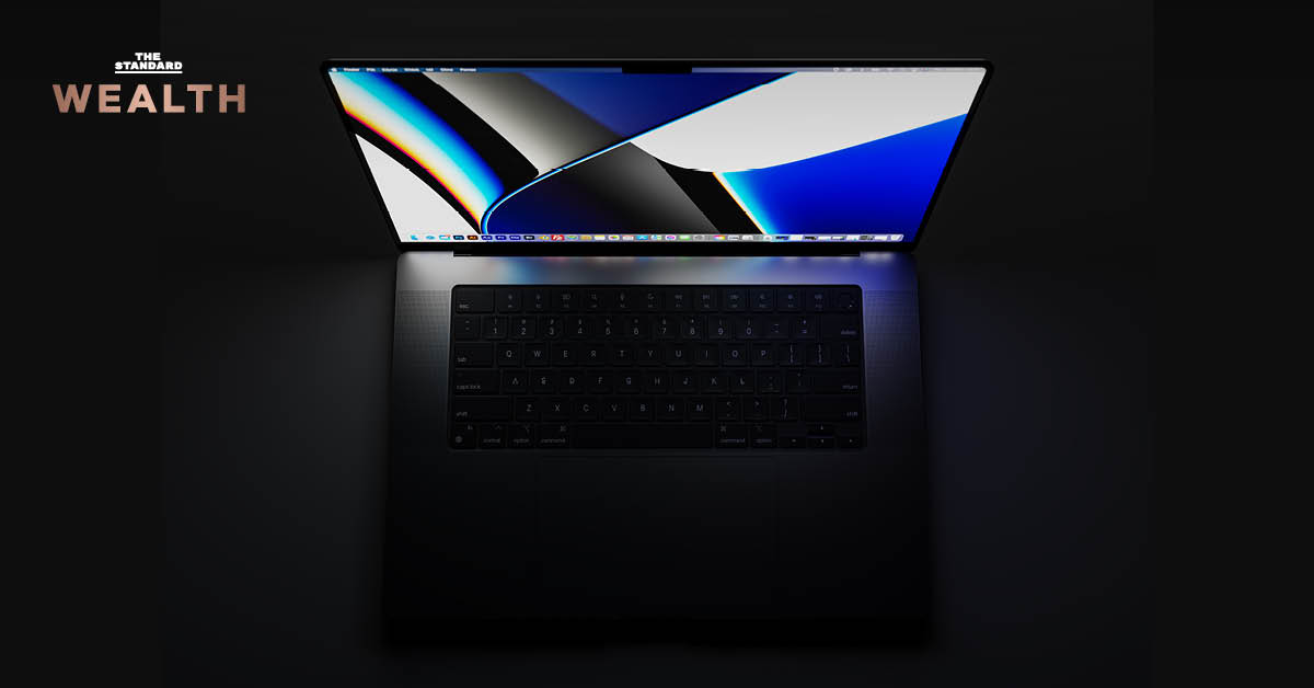 ภาพเรนเดอร์ MacBook Pro รุ่นใหม่ จอสัมผัส พร้อม Dynamic Island