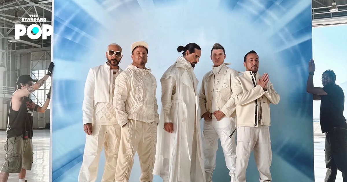 Backstreet Boys บอยแบนด์ระดับโลกถ่ายภาพโปรโมต