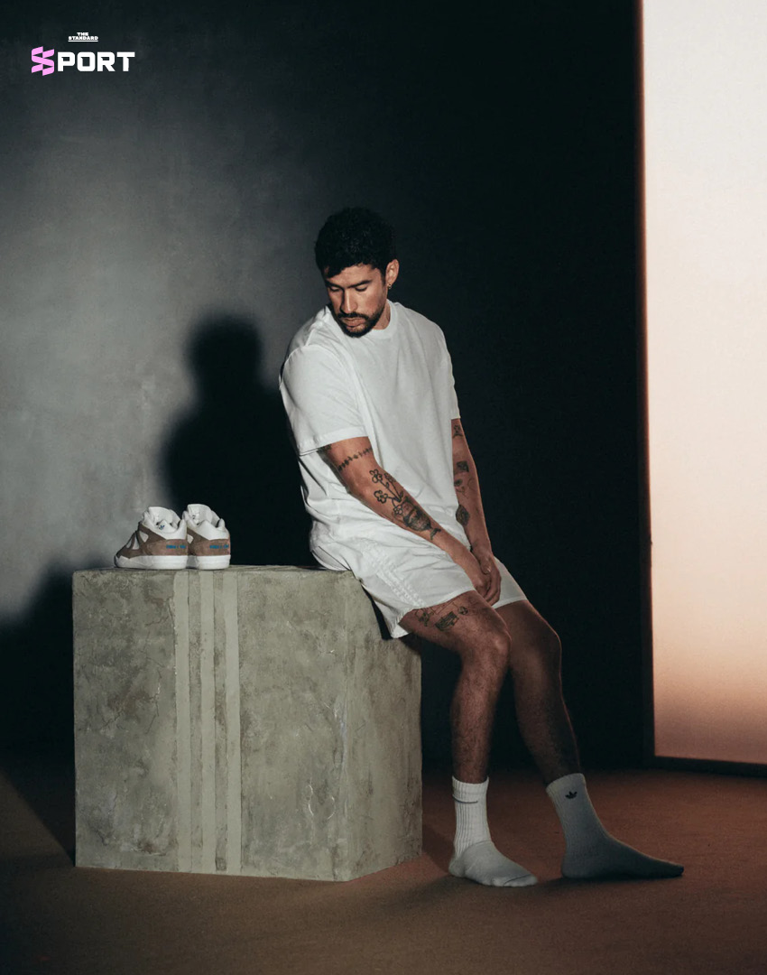 ภาพรองเท้า BadBo 1.0 รุ่นลิมิเต็ดจาก Bad Bunny x adidas ที่เปิดตัวหลังความสำเร็จบนเวที Grammy Awards 1