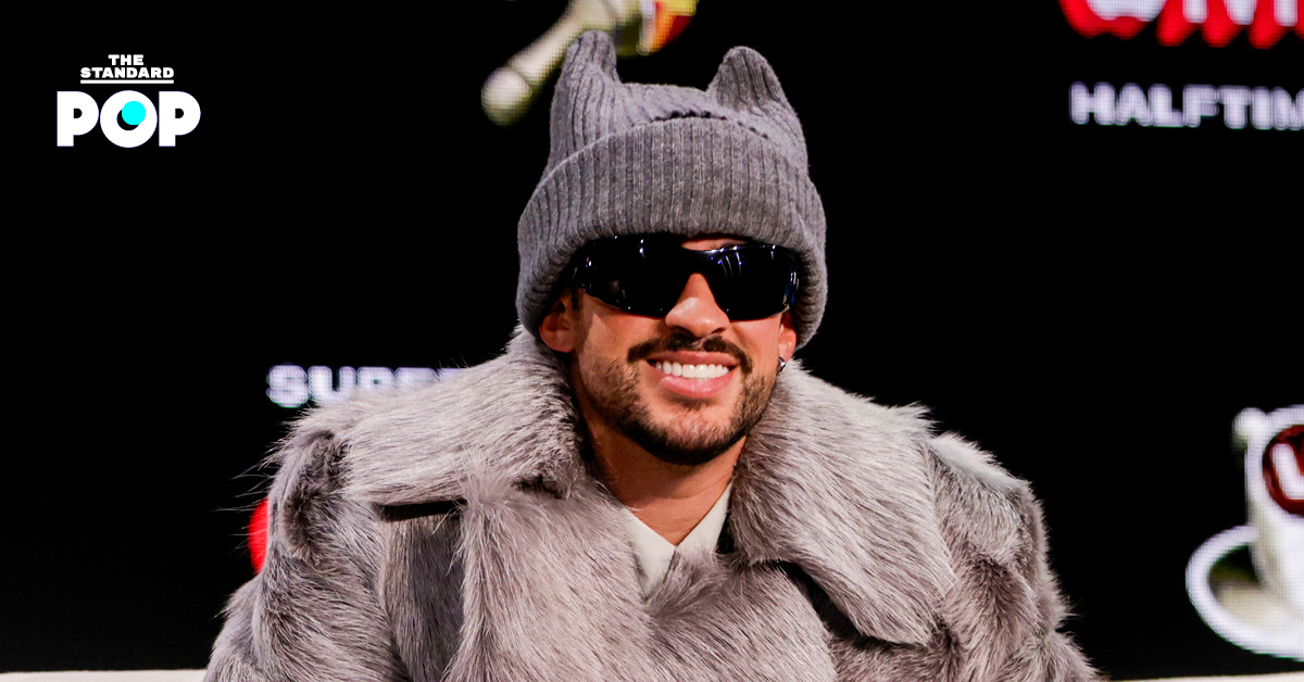 Bad Bunny ขณะให้สัมภาษณ์เกี่ยวกับการแสดง Super Bowl Halftime Show 2026