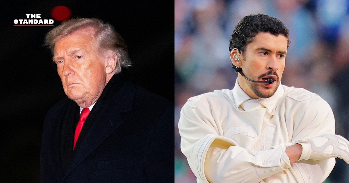 ภาพศิลปิน Bad Bunny แสดงบนเวที Super Bowl ท่ามกลางเสียงวิจารณ์จาก โดนัลด์ ทรัมป์