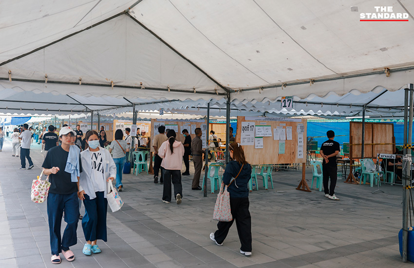 ภาพรวมบรรยากาศการเลือกตั้งในกรุงเทพมหานครช่วงเช้า มีประชาชนตื่นตัวออกมาใช้สิทธิลงคะแนน 4