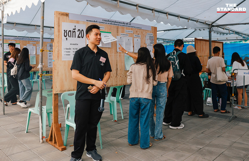 ภาพรวมบรรยากาศการเลือกตั้งในกรุงเทพมหานครช่วงเช้า มีประชาชนตื่นตัวออกมาใช้สิทธิลงคะแนน 6
