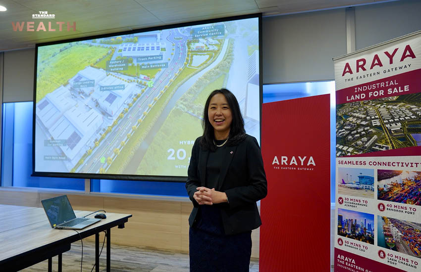 ภาพอาคารคลังสินค้าและศูนย์กระจายสินค้าของโครงการ ARAYA Industrial and Logistics Hub ที่บางนา-ตราด ซึ่งเป็นทำเลยุทธศาสตร์สำคัญ 1