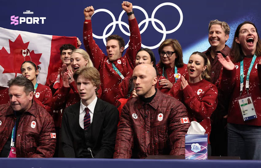 เบอนัวต์ ริโชด์ โค้ชฟิกเกอร์สเกต ผู้เปลี่ยนชุดเพื่อโค้ชนักกีฬา 16 คน จาก 13 ทีมชาติ ในโอลิมปิกฤดูหนาว 3