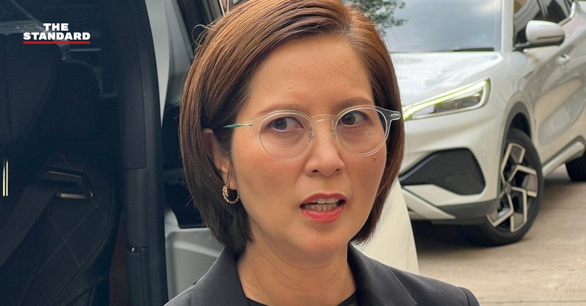 ตรีนุช เทียนทอง รัฐมนตรีว่าการกระทรวงแรงงาน แถลงข่าวกรณีแรงงานกัมพูชาตกค้างในไทย