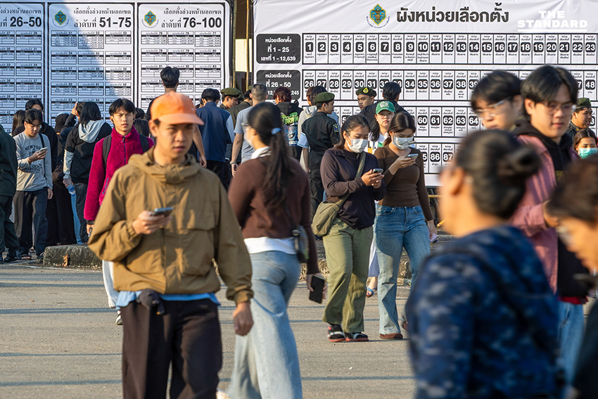 บรรยากาศการเลือกตั้งล่วงหน้าในจังหวัดเชียงใหม่ ที่ประชาชนจำนวนมากเดินทางมาใช้สิทธิอย่างคึกคัก 1