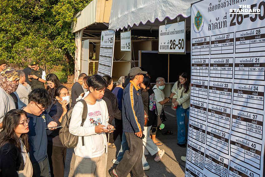 บรรยากาศการเลือกตั้งล่วงหน้าในจังหวัดเชียงใหม่ ที่ประชาชนจำนวนมากเดินทางมาใช้สิทธิอย่างคึกคัก 6
