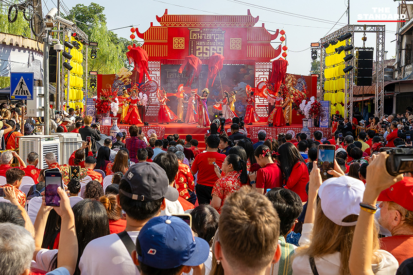 ขบวนแห่มังกรและสิงโตในงานเชียงใหม่ไชน่าทาวน์ 2026 บรรยากาศคึกคักที่กาดหลวง 2