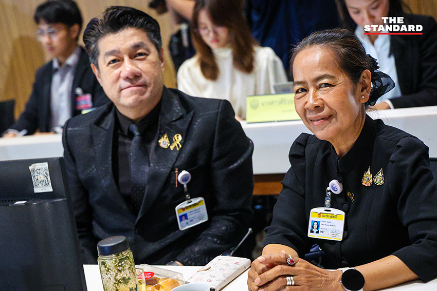 ภาพบรรยากาศการประชุมคณะกรรมาธิการพัฒนาการเมืองฯ วุฒิสภา เชิญกลุ่มนับใหม่ OK นะ ชลบุรี เขต 1 ชี้แจงกรณีถูก กกต. แจ้งความ 8