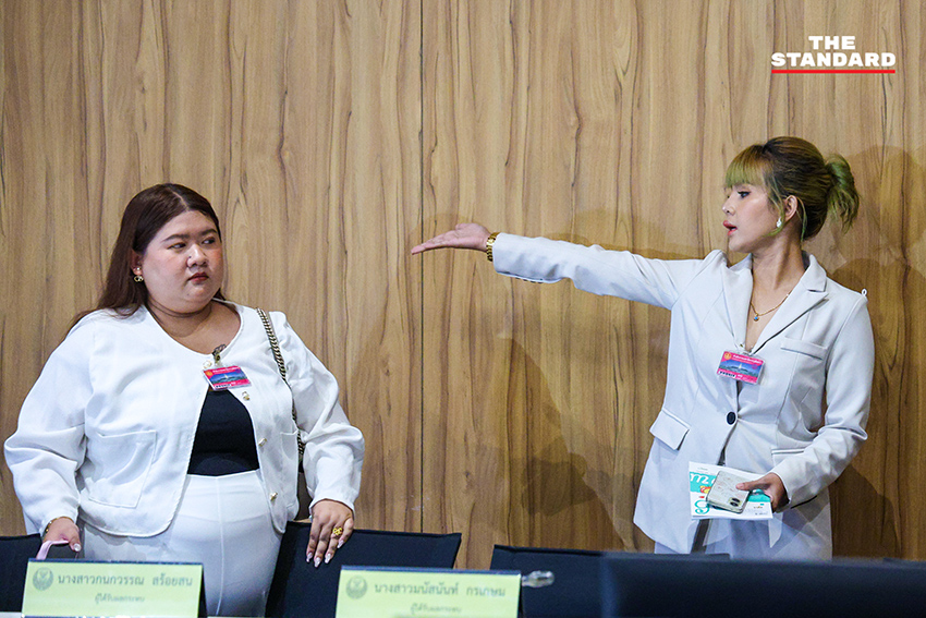 ภาพบรรยากาศการประชุมคณะกรรมาธิการพัฒนาการเมืองฯ วุฒิสภา เชิญกลุ่มนับใหม่ OK นะ ชลบุรี เขต 1 ชี้แจงกรณีถูก กกต. แจ้งความ 9