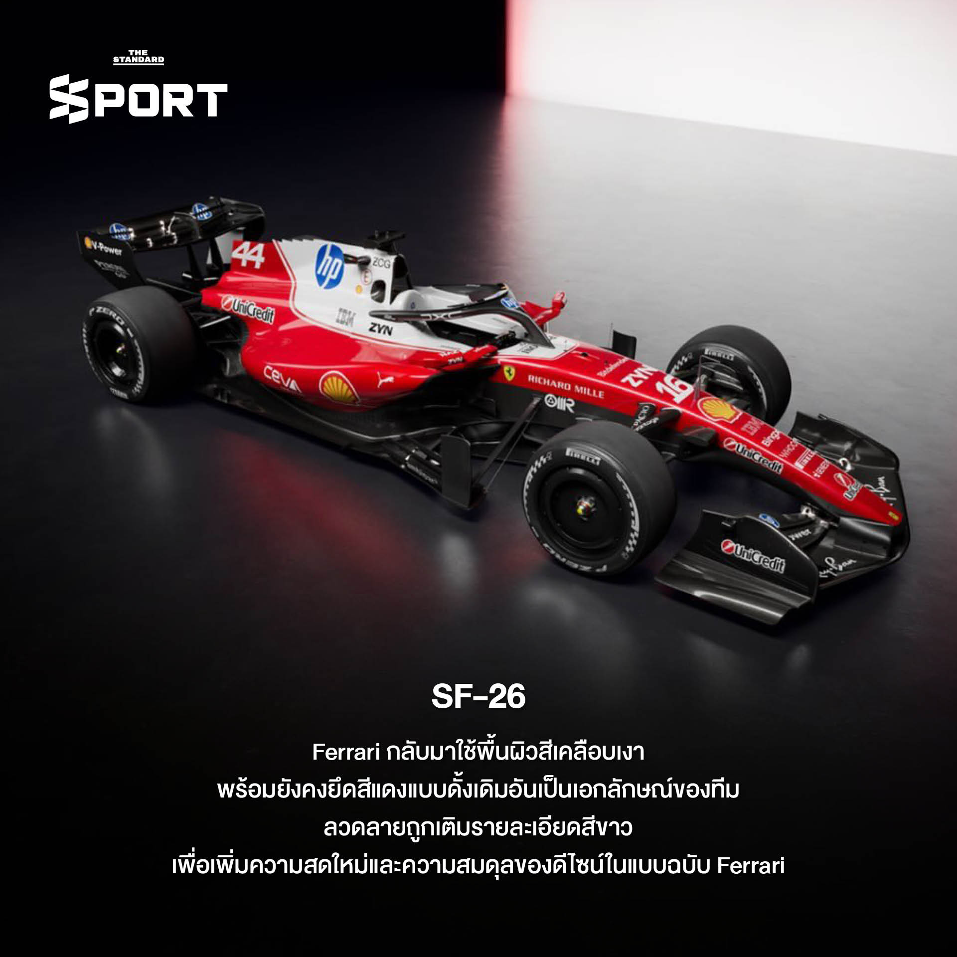 รถแข่ง F1 livery 2026 ที่เผยดีไซน์และลวดลายประจำทีม 2