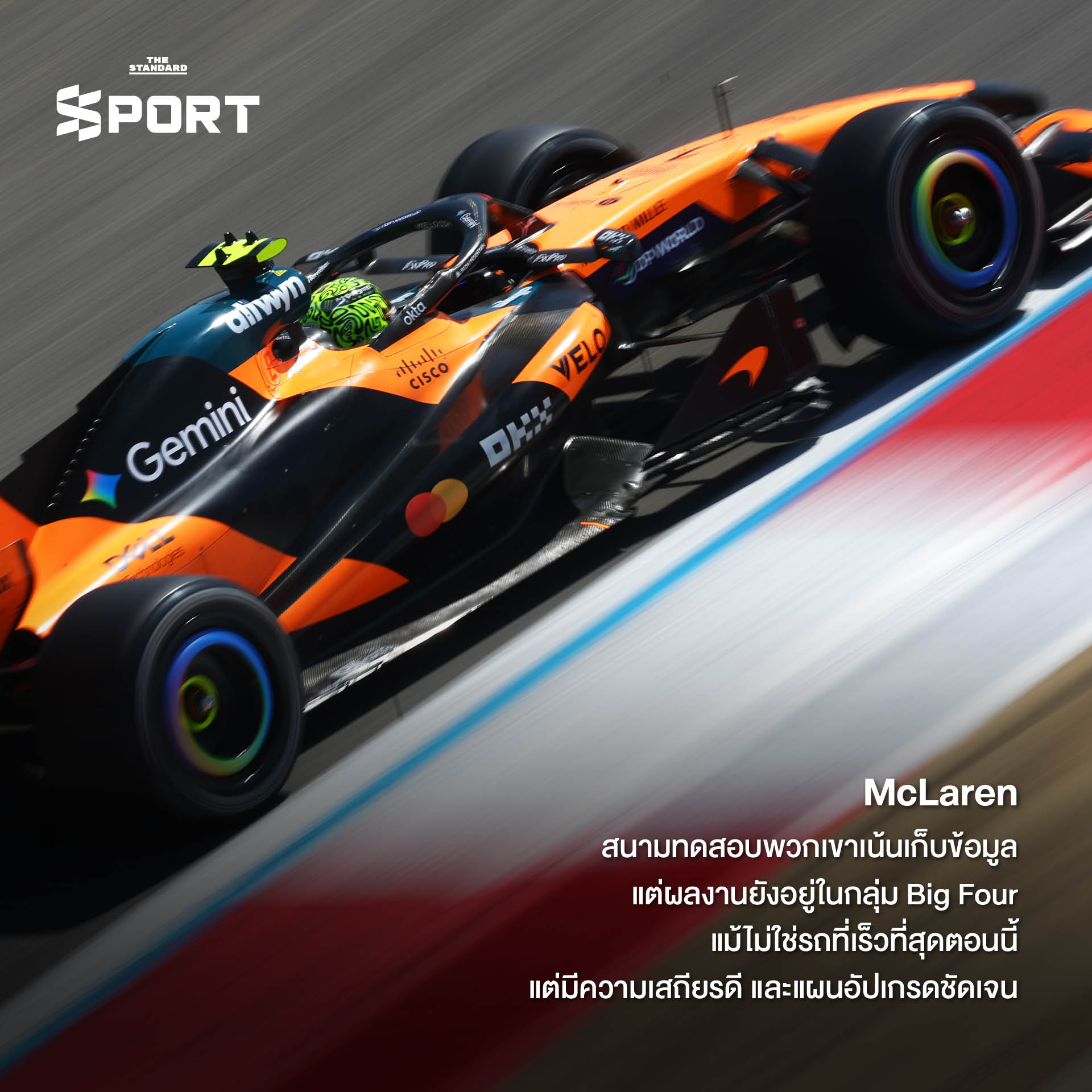 รถแข่ง F1 ระหว่างการทดสอบ Pre-Season Test ที่สนามบาห์เรน ก่อนเปิดฤดูกาล 2026 3