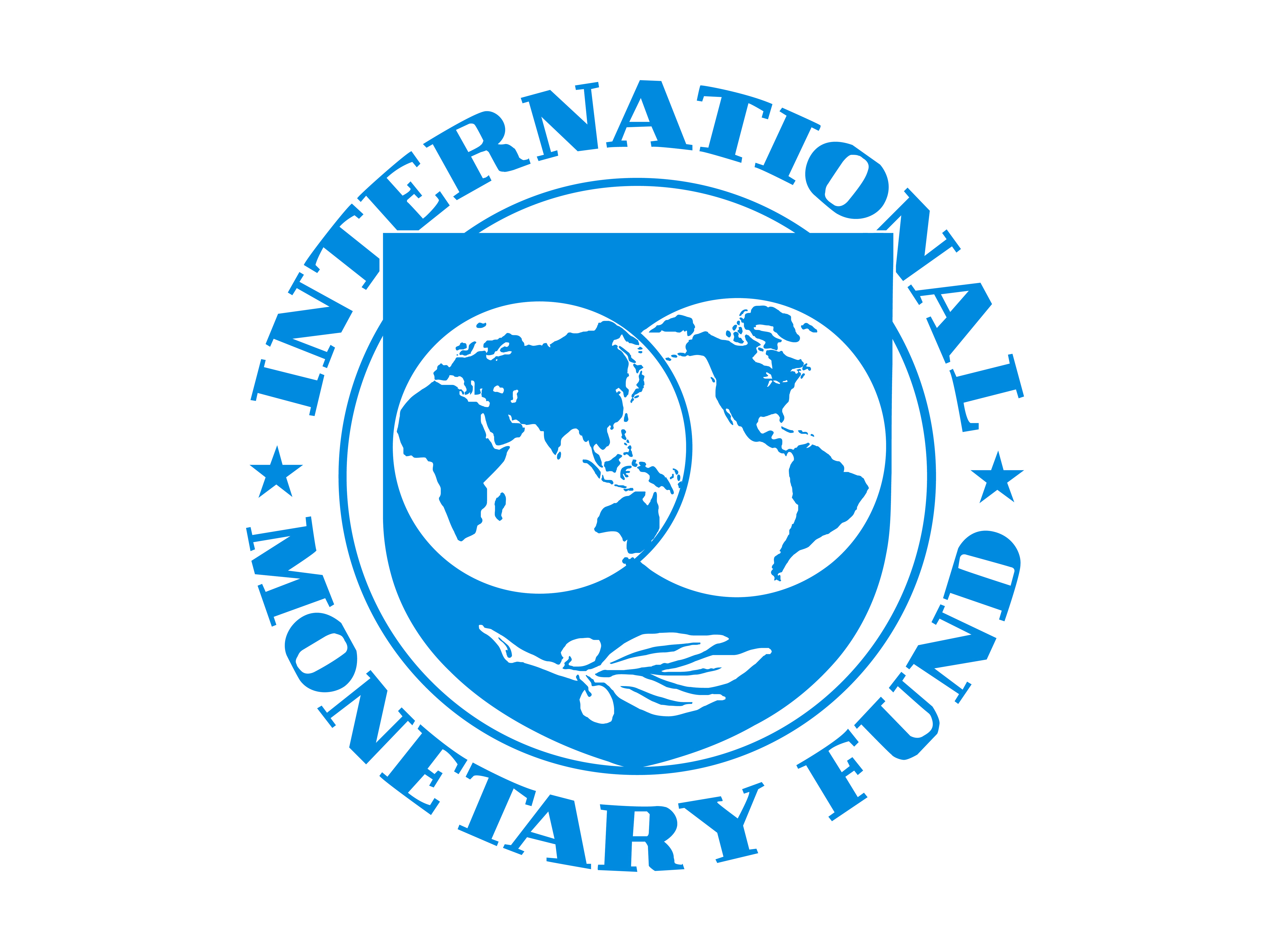 โลโก้ IMF และธงชาติจีน พร้อมข้อความเตือนจีนเรื่องผลิตล้น ส่งออกสูง ทำประเทศคู่ค้าเสียหาย