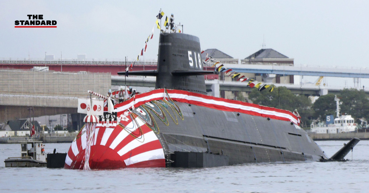 ภาพกราฟิกประกอบข่าวการแก้ไขรัฐธรรมนูญญี่ปุ่น โดยพรรค LDP เพื่อให้สถานะของกองกำลังป้องกันตนเอง (SDF) ชัดเจนตามกฎหมาย ท่ามกลางการถกเถียงเรื่องหลักสันติวิธีมาตรา 9