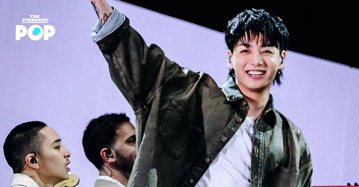 ภาพ Jung Kook วง BTS ขณะแสดงบนเวที