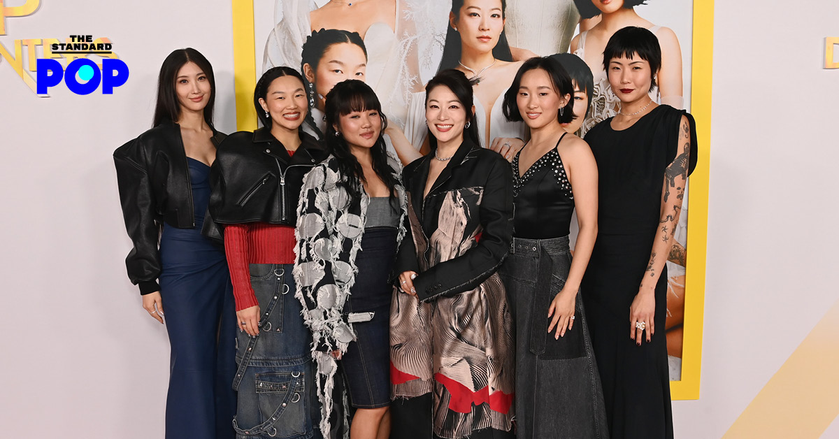 ภาพ EJAE, Arden Cho และ Rei Ami ทีมพากย์ KPop Demon Hunters ขณะให้สัมภาษณ์ประเด็นวัฒนธรรมเกาหลีกับ Variety