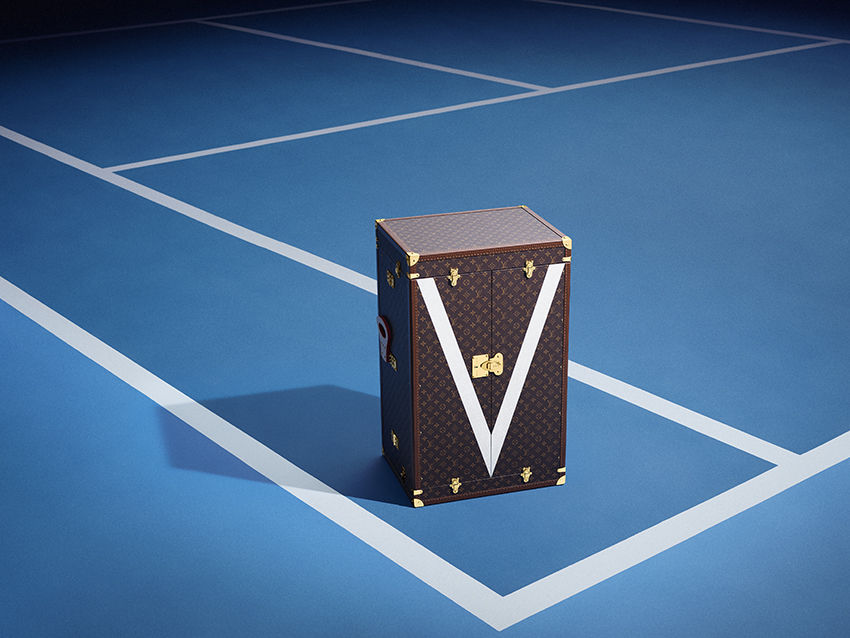 หีบถ้วยรางวัล Louis Vuitton สำหรับการแข่งขัน Australian Open ที่เผยดีเทลการรังสรรค์อันประณีต 5