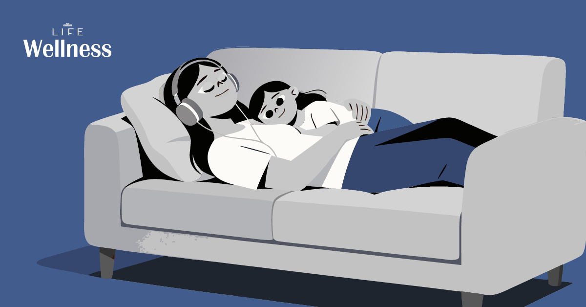 ภาพสะท้อนช่วงเวลา 'Me Time' ของพ่อแม่ ผู้ซึ่งกำลังพักผ่อนเพื่อเติมพลังกายและใจ