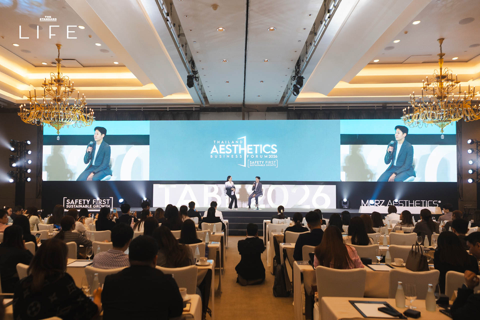 ภาพบรรยากาศเวที Thailand Aesthetics Business Forum 2026 จัดโดย เมิร์ซ เอสเธติกส์ นำเสนอแนวคิดความงามที่ปลอดภัยและการเติบโตธุรกิจอย่างยั่งยืน 3