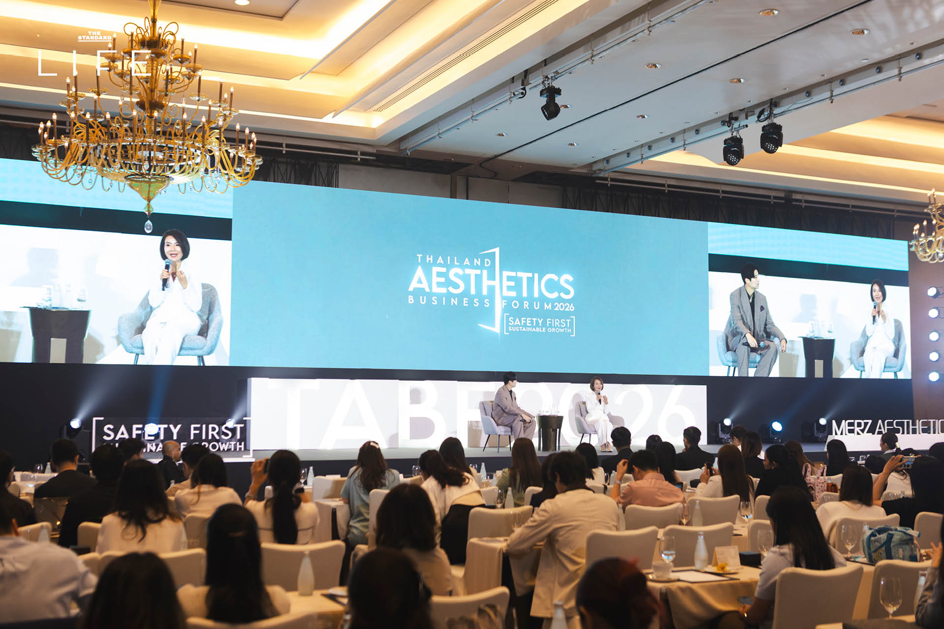 ภาพบรรยากาศเวที Thailand Aesthetics Business Forum 2026 จัดโดย เมิร์ซ เอสเธติกส์ นำเสนอแนวคิดความงามที่ปลอดภัยและการเติบโตธุรกิจอย่างยั่งยืน 5