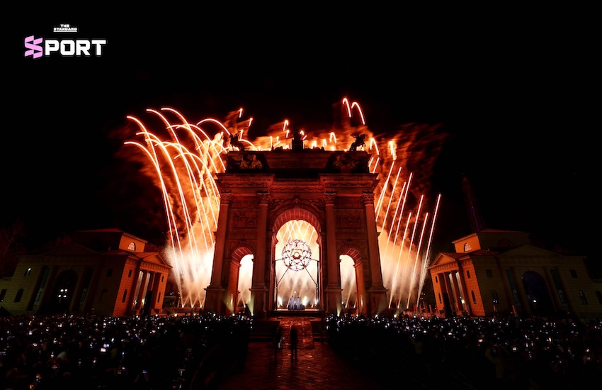 ภาพพิธีเปิดการแข่งขันโอลิมปิกฤดูหนาว Milano Cortina 2026 สุดตระการตาที่สนาม San Siro Stadium เมืองมิลาน 1